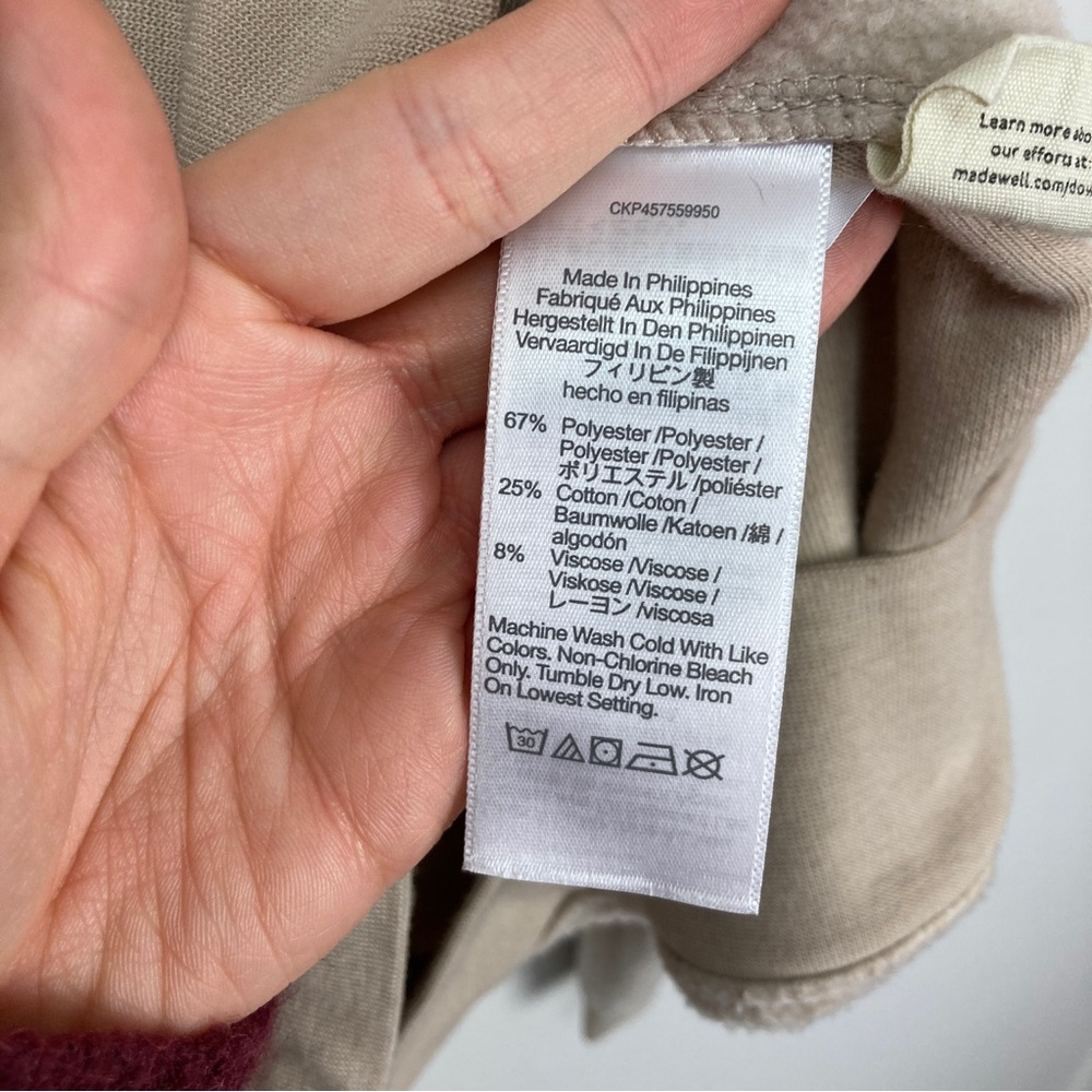 Madewell Brushed Side Button Relaxed Sweatshirt - Picture 9 of 11
